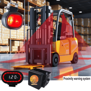 360 Coverage Pedestrian Detection Proximity Warning System for Forklift Warehouse Safety Solutions